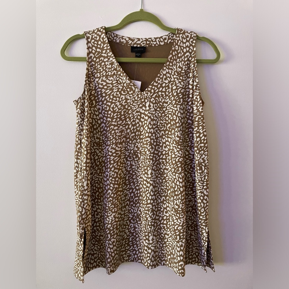 J Jill v-neck sleeveless top/tunic size S